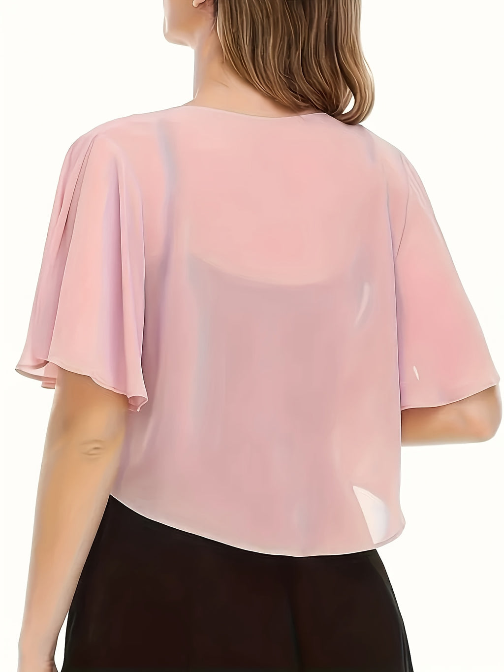 Women's Solid Color Short Sleeve Shirt Cardigan, Light and Breathable, Sun Protection Cover-up, Beach Vacation Commuting Dating Home Leisure, Classic Versatile Style, Easily Coping with All Major Occasions