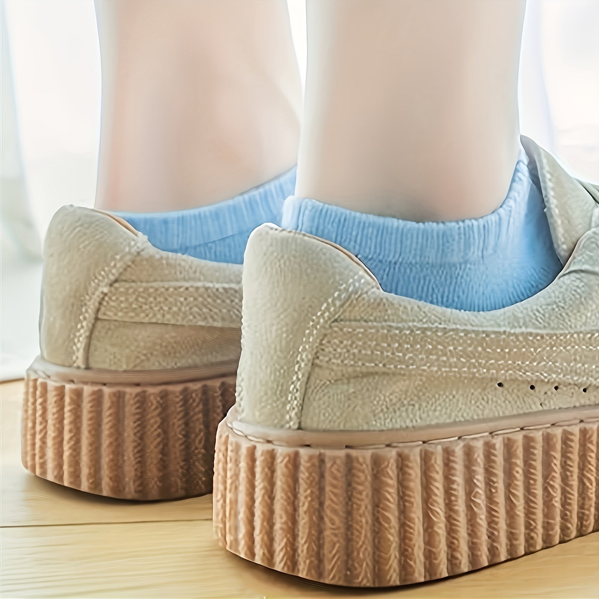 20 Pairs of Rainbow-Colored Socks, Soft And Comfortable No-Show Ankle Socks, Women'S Stockings And Socks.